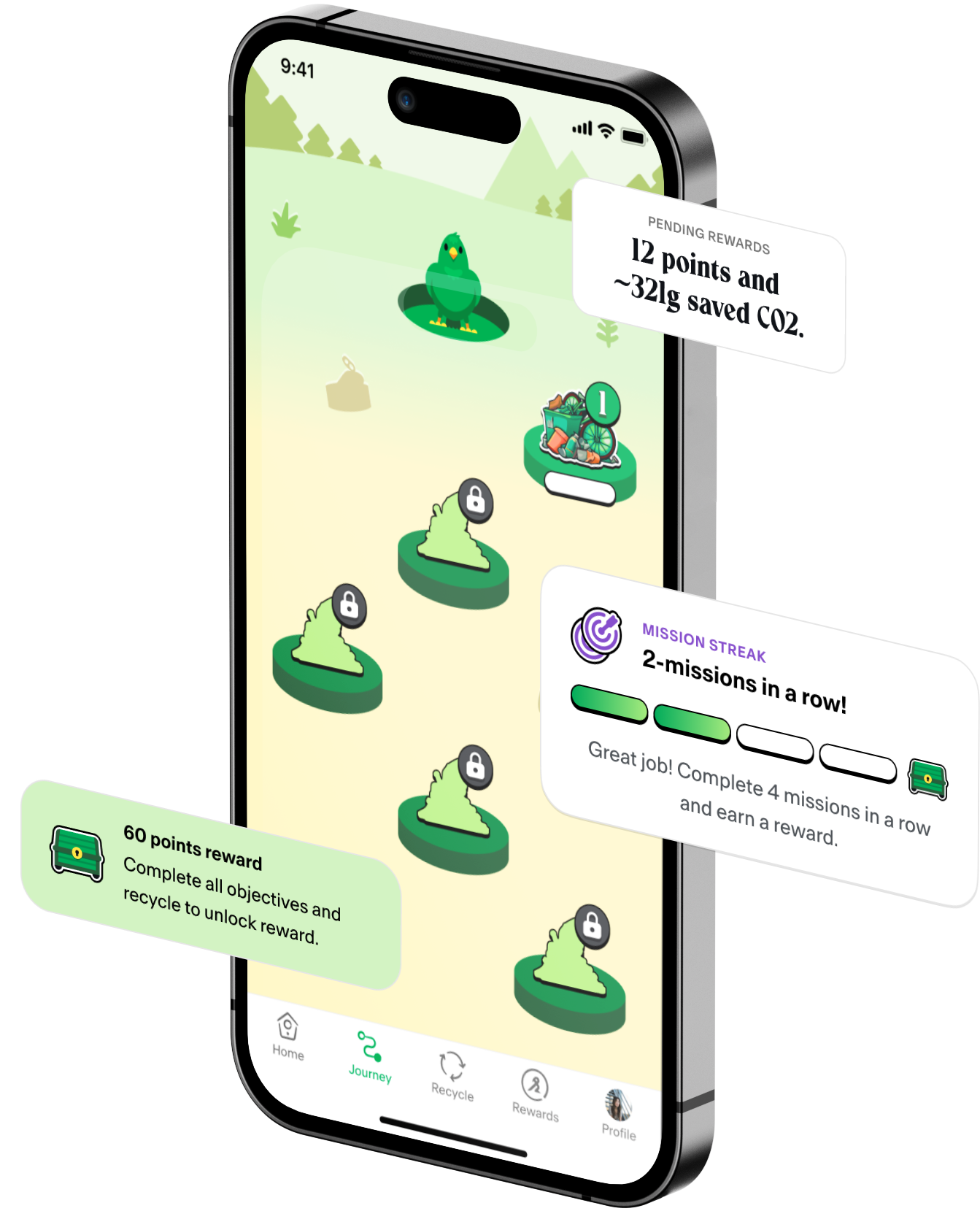 Hero image of application