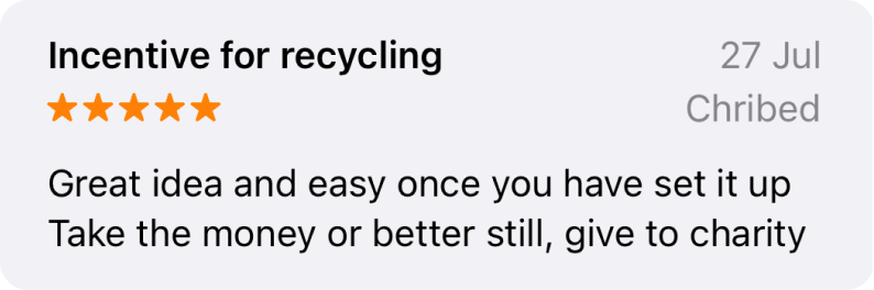 Review from users of the Bower app.